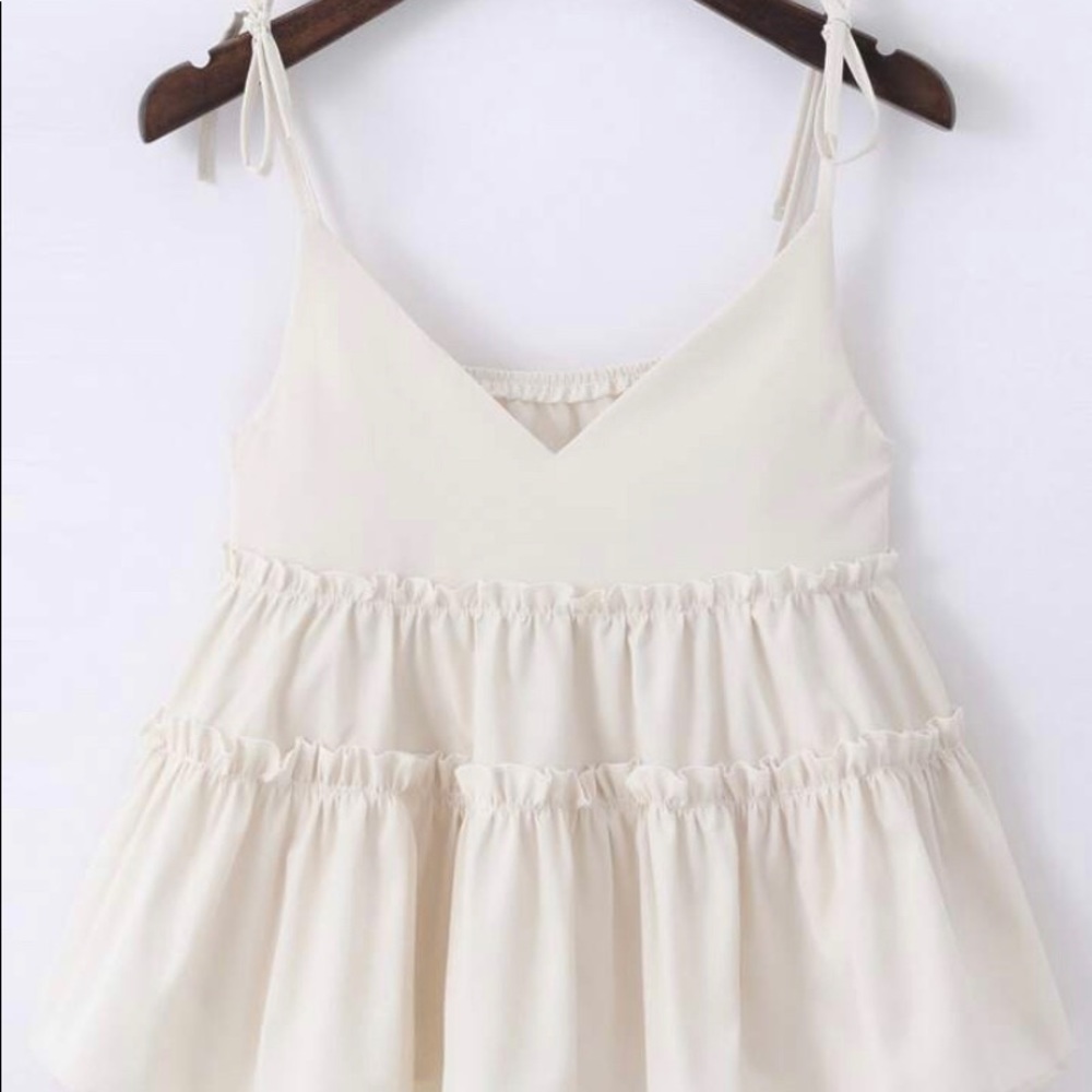 Creme Shein cami top